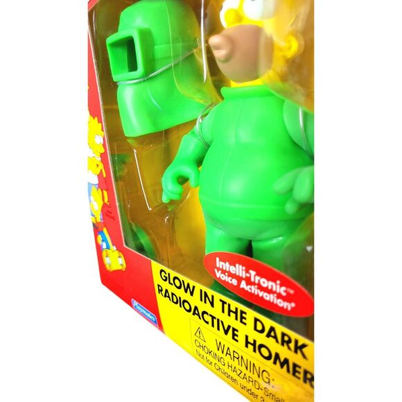 Vintage Simpsons Glow In The Dark Radioactive Homer Wizard World ToyFare Sealed - Picture 2 of 7
